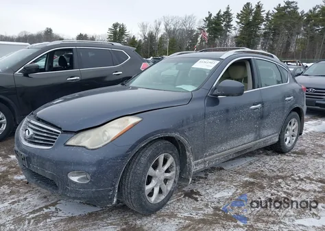 2009 Infiniti Ex35 Journey z USA, uszkodzony, nr VIN JNKAJ09F69M950943